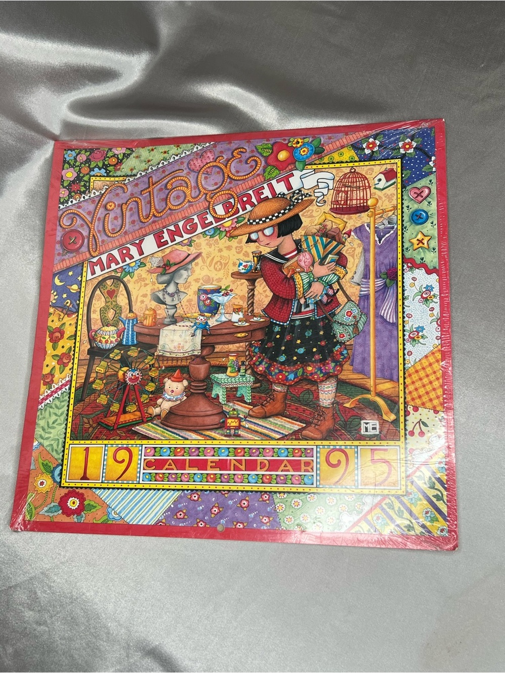 Vintage 1995 Mary Engelbreit Wall Calendar Factory Sealed New Frameable Art